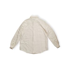 Elegant Cream Women's 100% Silk Blouse